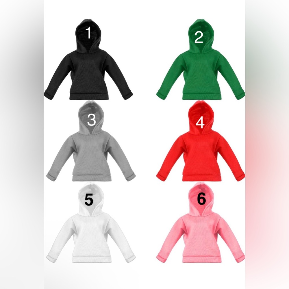 (Pick) 1 Hoodie for Rubber Chicken Toy / Doll Hoodie - Picture 7 of 8